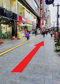 JR大阪駅からの最短ルート3